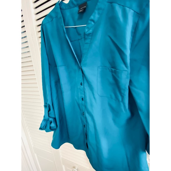 Covington Turquoise Blouse - Picture 6 of 6